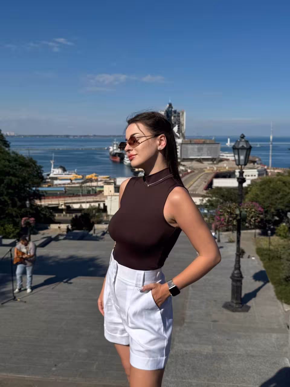 Profil der Frau