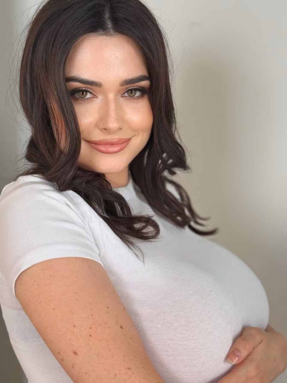 Profil der Frau