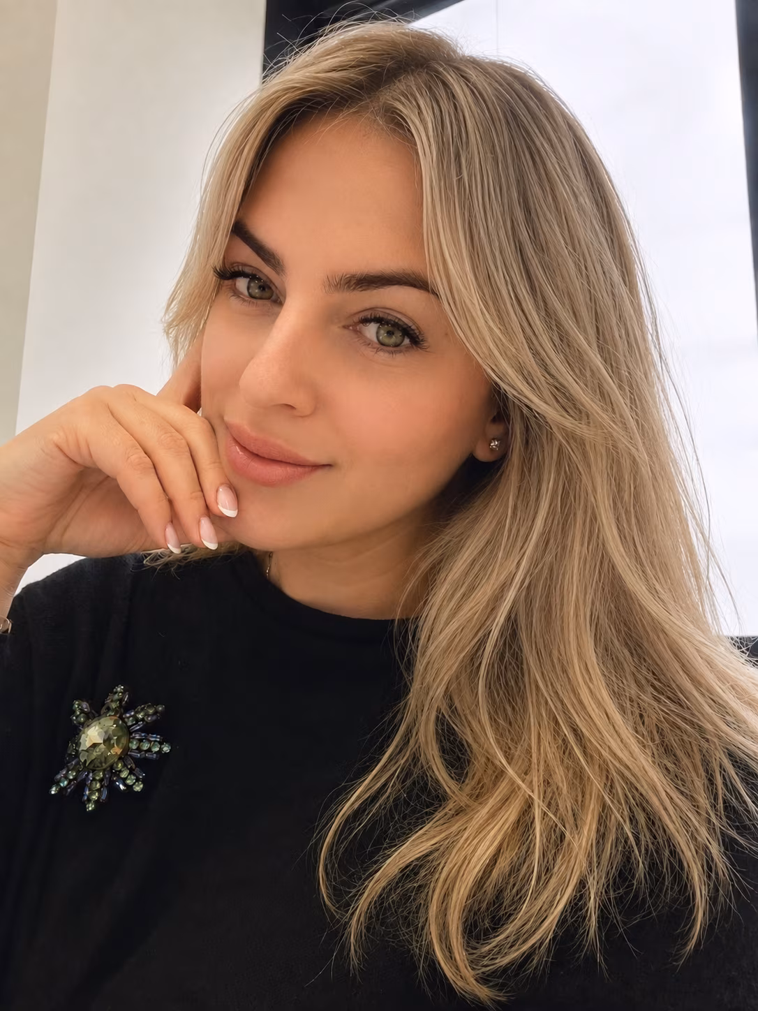 Profil der Frau