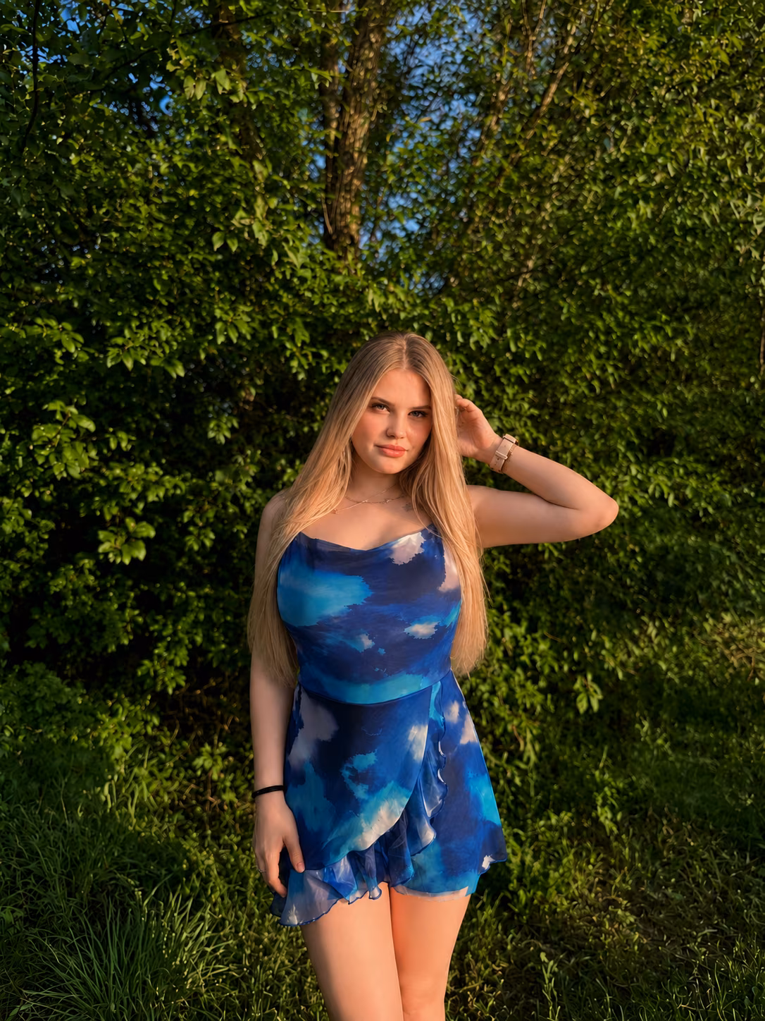 Profil der Frau