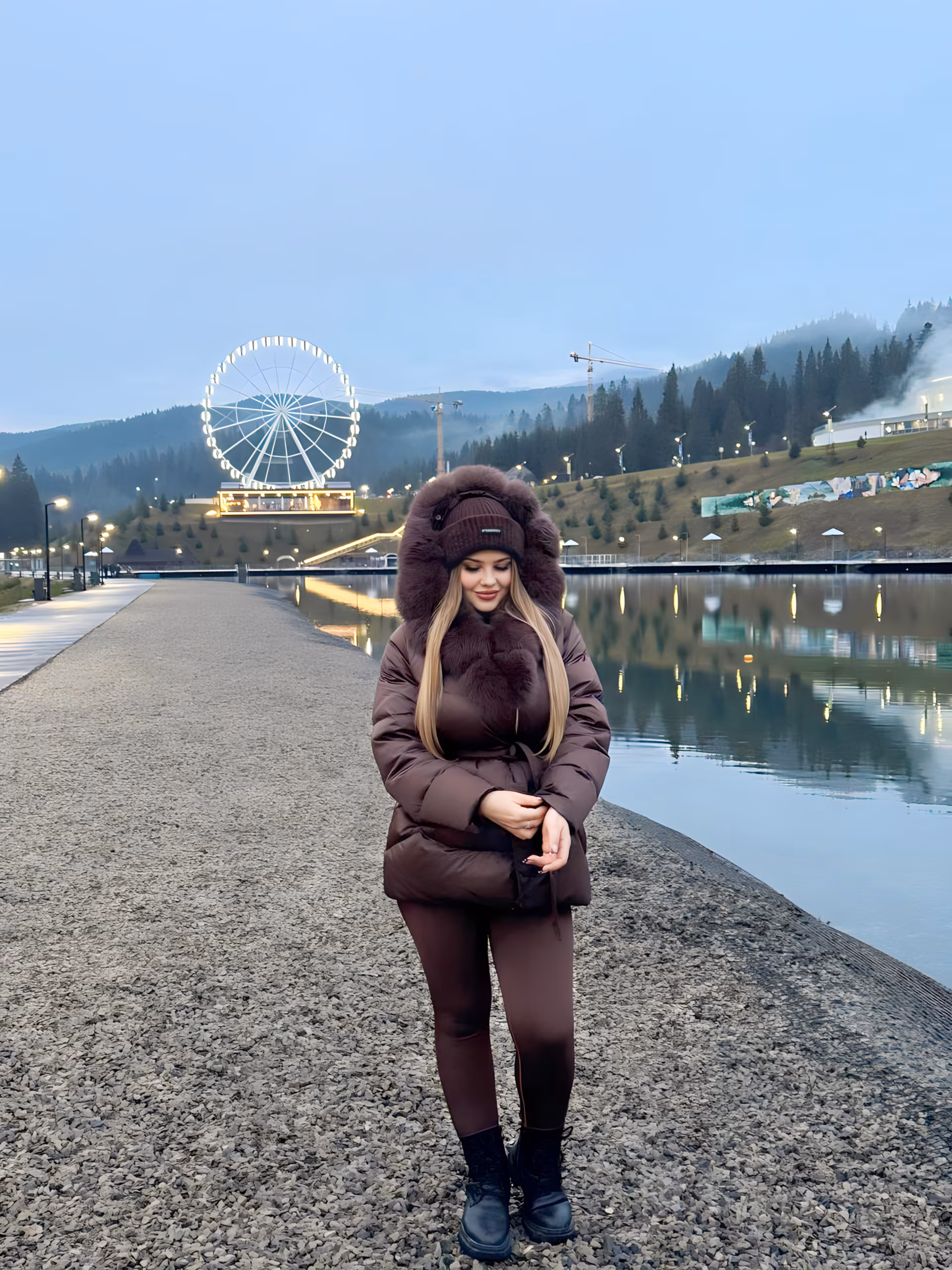Profil der Frau